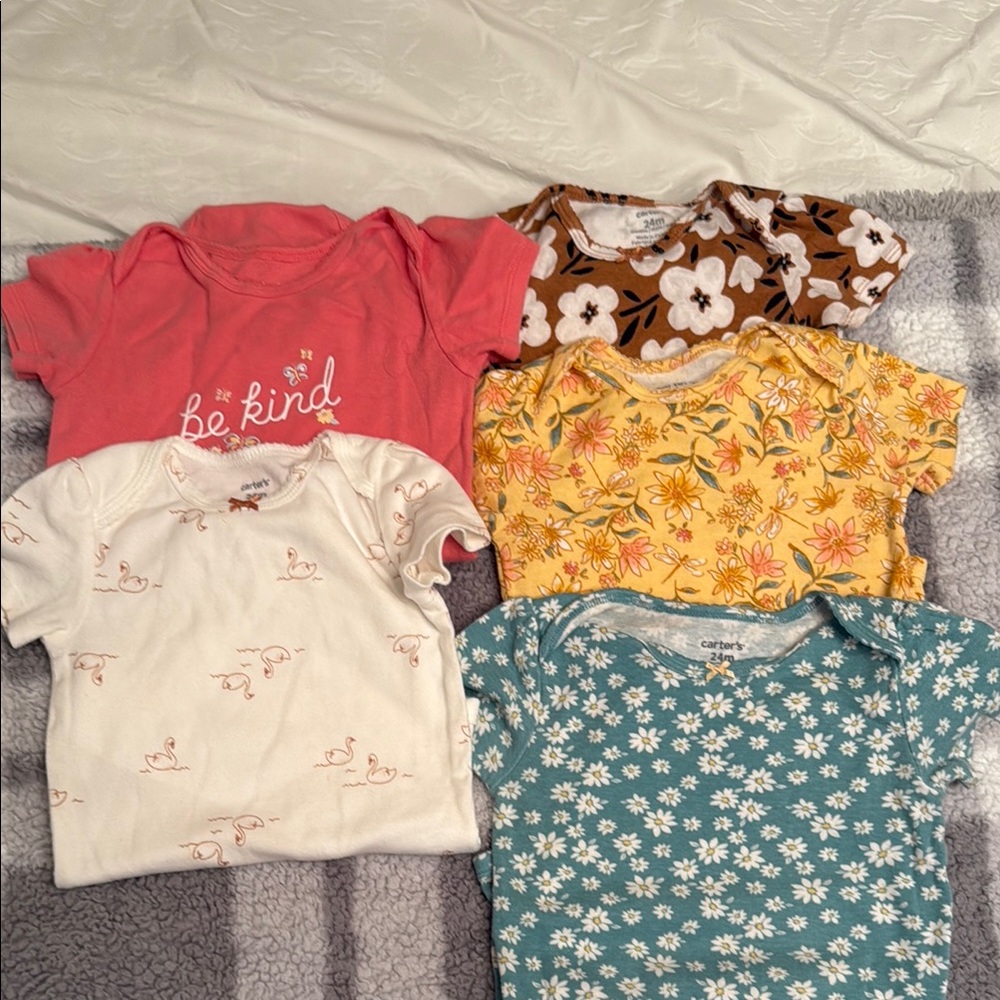 Carter's Floral and Graphic Bodysuit Collection